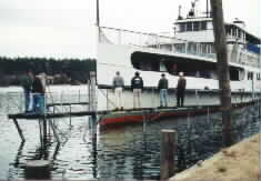 M/S Mount Washington dry docking, November 1999