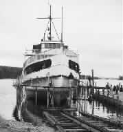 M/S Mount Washington dry docking, November 1999